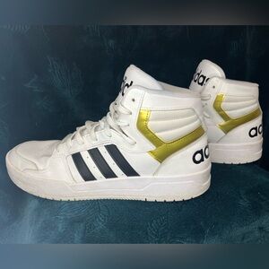 Adidas HWI28Y001 Men's White & Black Sneaker Size US 13 USED